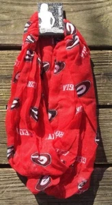 Georgia Bulldogs Infinity Scarf Official Licensed Collegiate Team Fan Gear - Picture 1 of 4