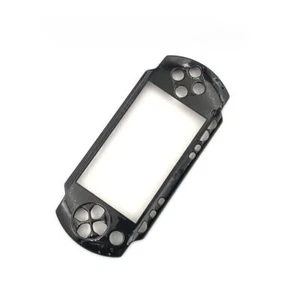 Black Front Face Plate Faceplate Shell Case Cover For Sony PSP 1000 1001 Fat - Picture 1 of 3
