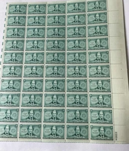 US 1948 3c Girl Scouts Stamp Sheet Of 50 Scott #974 - Picture 1 of 3