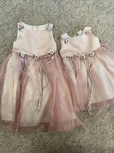 LOT Of 2 formal pink dresses 4t & 2t - Picture 1 of 4