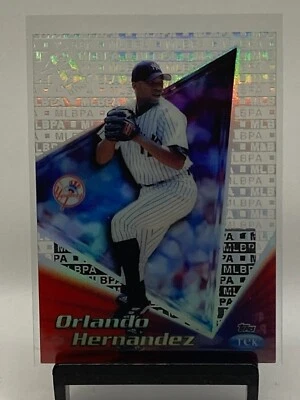 1999 Topps Tek Card #40A P-30 Orlando Hernandez New York Yankees Baseball - Image 1 of 2