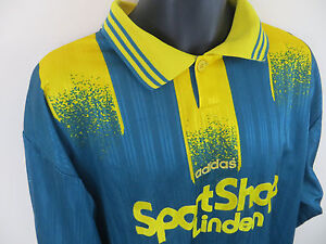 Vintage Adidas Fußball Shirt Retro Fußball Trikot 90er Jahre Trikot Trikot Trikot 2XL XXL