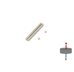 1x Micro 100pk D1.58mm x 1.mm N52 Neodymium Rare Earth Disc Magnets | Arts Model - Picture 1 of 3