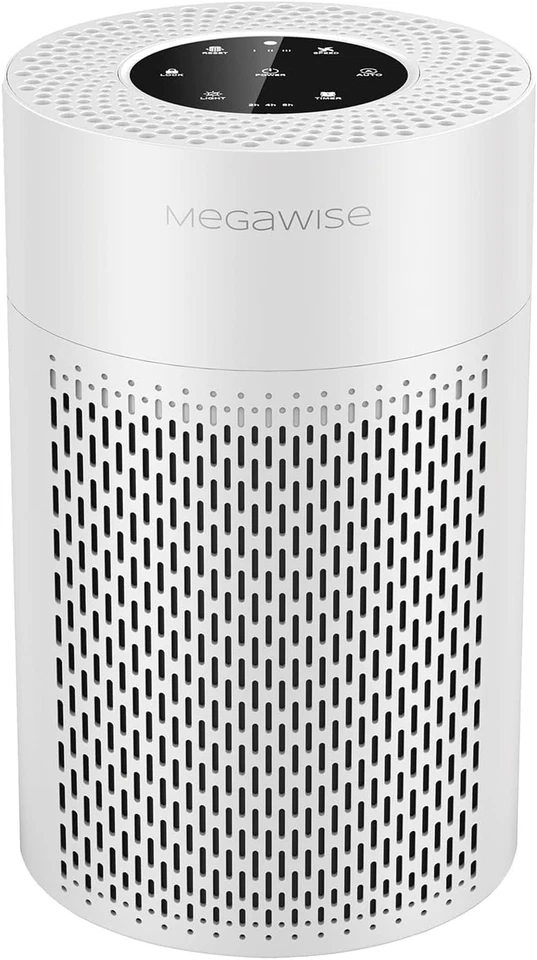 MEGAWISE Air Purifier EPI235A for Small Rooms H13 HEPA Filter