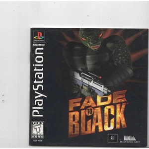 Fade To Black PS1 MANUAL ONLY Authentic NO TRACKINzG - Picture 1 of 1