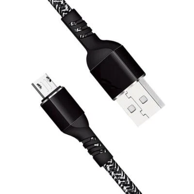 (2pack 3ft) Micro USB Cable Nylon Braided Fast Quick Charger 3A, USB to Micro US - Image 1 of 4