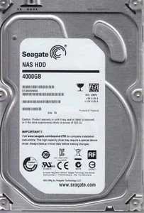 4 TB SATA Seagate ST4000VN000 Nas HDD 5900rpm 64MB 3.5 " Internal Hard Drive New - Picture 1 of 1