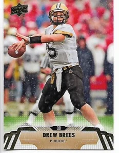 2014 Upper Deck #35 Drew Brees college card, New Orleans Saints star - Picture 1 of 1