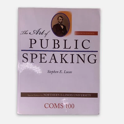 The Art of Public Speaking Special Edition Lucas Northern Illinois University - Image 1 of 4