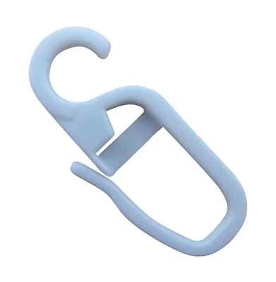 rewagi® Überklipshaken, Gardinenhaken für Gardinenringe Weiß Ø 5mm Faltenhaken - Bild 1 von 4