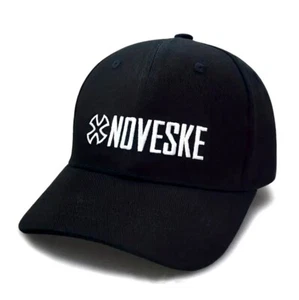 Gorra/gorra de béisbol ajustable NOVESKE® Rifleworks negra con bordado blanco - Imagen 1 de 1