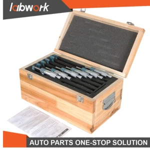 Labwork Precision Outside Micrometer 6 Pack 0-6" 0.0001" Carbide Standards Set - Picture 1 of 14