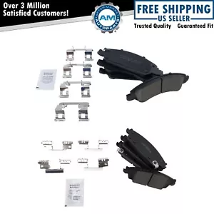 Front & Rear Premium Posi Ceramic Brake Pads Set for GMC Chevy Truck - Picture 1 of 3