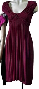 $ 1795 M Donna Karan schwarzes Etikett Kollektion super plissiert Viskose Kleid M - Bild 1 von 15