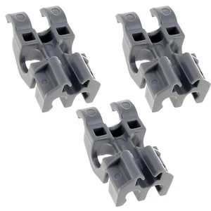 pour WHIRLPOOL Panier Lave-vaisselle Roulement à dents Clip plastique 481010600198 - Photo 1/11