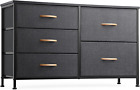 Nicehill Dresser for Bedroom with 5 Drawers, Storage Organizer, Wide Chest of TV