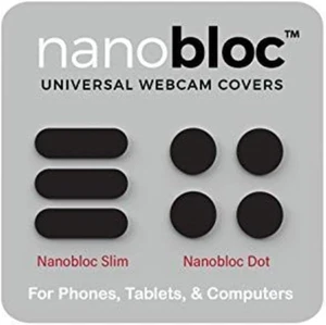 Nanobloc Universal Webcam Covers - Privacy Protection Accessory, No Residue Appl - Picture 1 of 12
