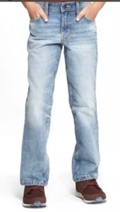 Cat & Jack Relaxed Straight Husky Boys Jean size 12 Adjustable Sealed New W Tags - Picture 1 of 3