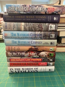 NAPOLEON 10 Book Lot Napoleonic Wars French History Moscow 1812 Waterloo 1815 - Picture 1 of 13