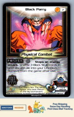 [MP] Black Parry #7 - Dragonball Z: - DBZ TCG CCG 4235 - Image 1 of 2