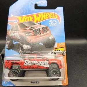 2018 Hot Wheels Hot Trucks Series Dodge Ram 1500 (Red) Skyjacker Suspensions K3 - Picture 1 of 2