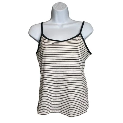 Camiseta sin mangas vintage de mediados de los 80 Y2K Ralph Lauren a rayas para mujer talla M deportiva preppy Foto 1 de 4