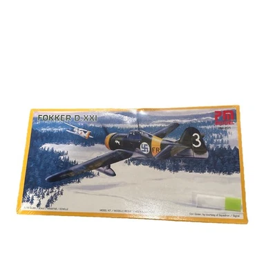 VTG PLASTIC MODEL AIRPLANE KIT PM Model 1/72 Fokker D.XXI  Sealed Box - Image 1 of 4