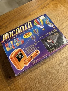 Globo aerostático electrónico vintage Arcadia juego de disparos sin abrir retro raro - Imagen 1 de 10