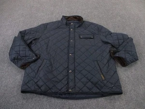 Ralph Lauren Jacket Mens 3XLT Blue Navy Quilted Puffer Outdoors Parka Hiking - Picture 1 of 12