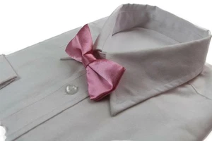 Boys Pink Bow Tie Little Baby Toddler Kids Adjustable Pretied - Picture 1 of 3