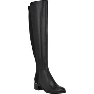 Stivali da equitazione Calvin Klein Jotty 2 sopra il ginocchio taglia US 8,5M neri ecopelle - Foto 1 di 3