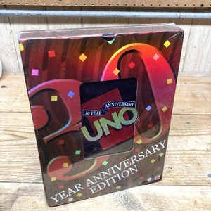 ¡Nuevo! UNO Edición 30 Aniversario Precintado! Juego de cartas Mattel 30th 2001 de colección - Imagen 1 de 8