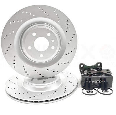 FOR AUDI S3 RS3 VW GOLF R GTI MK7 REAR BIG BRAKE DISCS UPGRADE 356mm X 22mm - Image 1 of 4