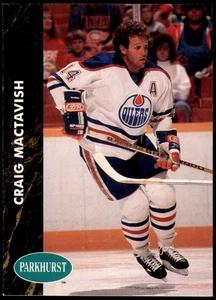 Craig MacTavish Edmonton Oilers 1992 Parkhurst Pro Set NHL Hockey Card #276 - Picture 1 of 2
