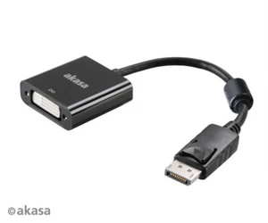 Akasa AK-CBDP15-20BK DisplayPort to DVI 4K Active Converter 20cm - Picture 1 of 3
