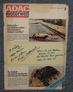 Zeitschrift ADAC Motorwelt März 1971 - Bild 1 von 1