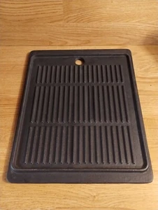 The Big Easy Cast Iron Griddle / Grill Portable Heavy Duty Double Sided - Picture 1 of 4