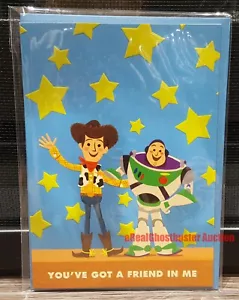 Official Disney Pixar Toy Story Embossed Blank Inside Greeting Card New in Bag - Picture 1 of 6