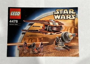 [ Instruction Manual ONLY ] Lego 4478 Star Wars Geonosian Fighter - Picture 1 of 10