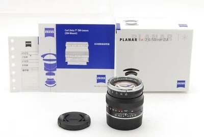 【BRAND NEW】 Zeiss Planar T* 50mm f/2 ZM Black For Leica M Lens From JAPAN - Image 1 of 4