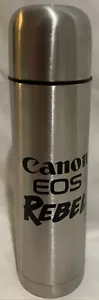 Canon EOS Rebel Caffè Alluminio Contenitore da Viaggio Bottiglia NUOVO - Foto 1 di 5