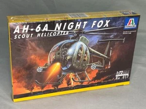 AH-6A Night Fox Scout Maßstab 1:72 Modellbausatz Hubschrauber Italeri Nr. 017 versiegelt Neu - Bild 1 von 2
