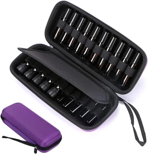 EVA Essential Oils Carrying Case Organizer for 20 Bottles 5Ml 10Ml Standard and - Picture 1 of 12