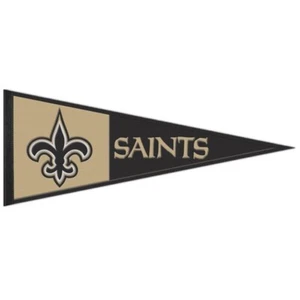 New Orleans Saints NFL Embroidered Wool 13" X 32" Pennant - Picture 1 of 1
