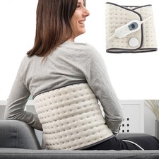 Ceinture Gaine Coussin Chauffant Électrique Lombaire Dos Ajustable Télécommande