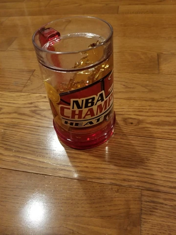 NBA Miami Heat 2012 Championship Freezer Mug Liquid Logic Cover