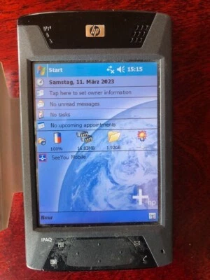 HP IPAQ HX4700 PDA - SEEYOU Program fuer Segelflieger und TOMTOM GPS Empfänger - Bild 1 von 4