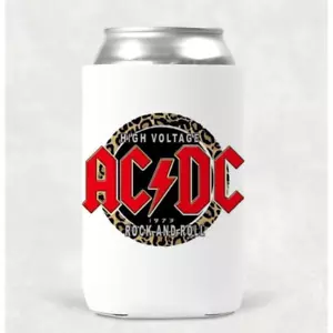 AC DC Leopard 12OZ Beverage Koozie Neoprene Drink Can Cooler - Picture 1 of 2