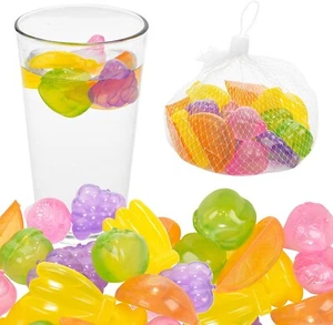 40/60 Fruit Ice Cube Mixed Fruit Shape Reusable Kids Summer Drinks - Picture 1 of 10