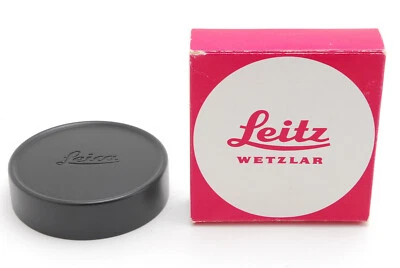 【UNUSED】 Leica 14044 72mm Black Metal Front Lens Cap Telyt 200mm f4 From JAPAN - Image 1 of 4